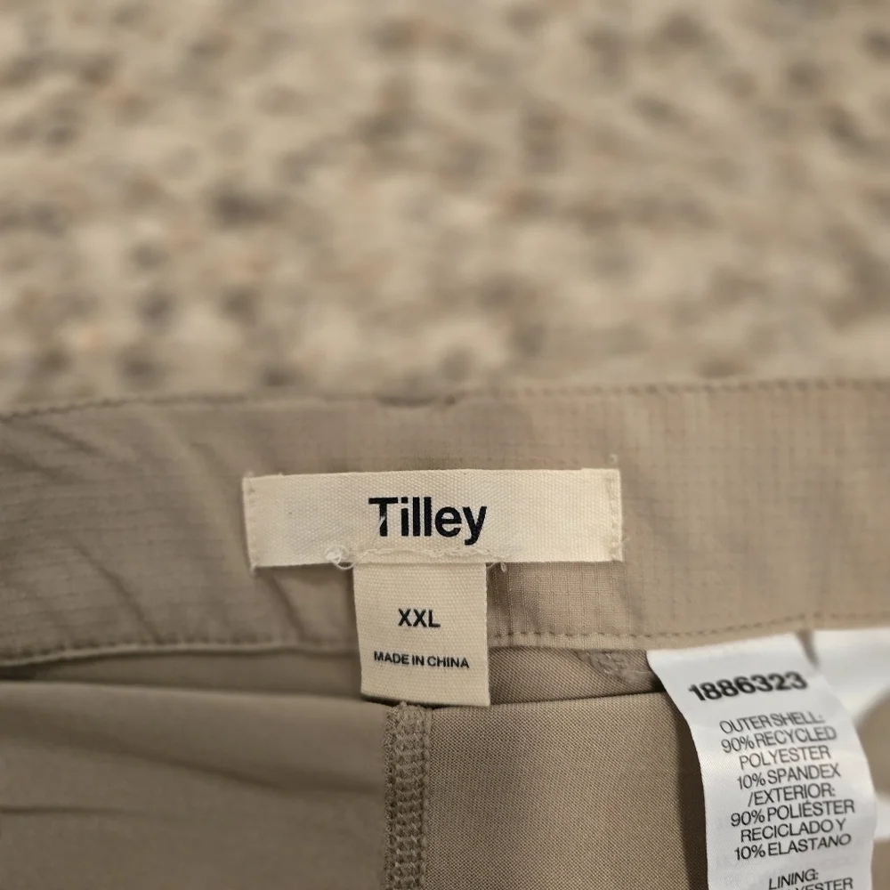 Tilley Ladies Tan Trek Skort With Stretch Ripstop Material Size XXL